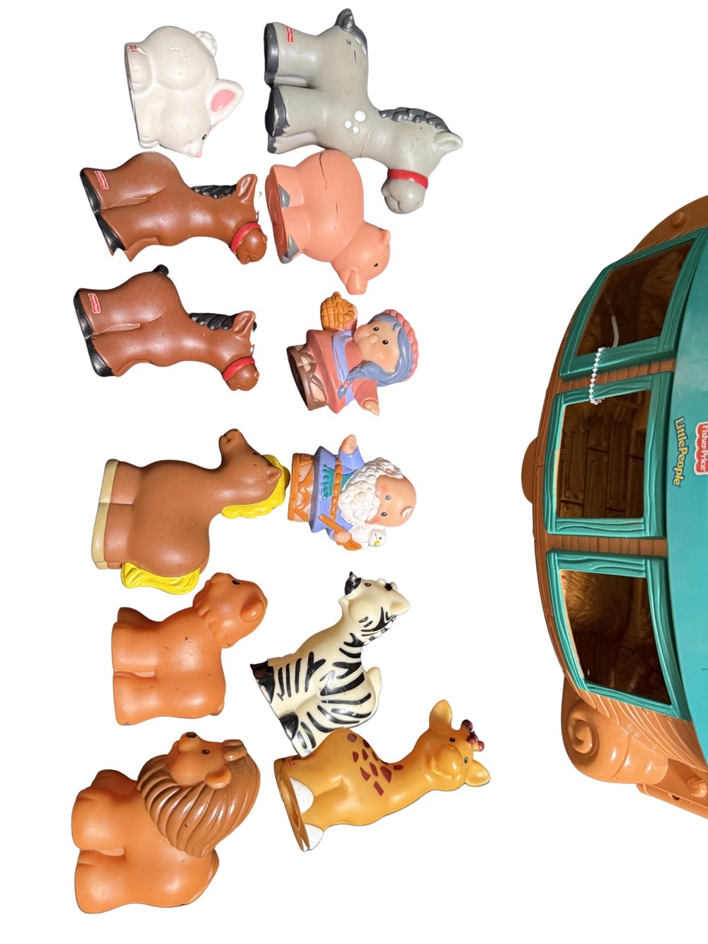Fisher-Price Little People Noah’s Ark Playset w/ Animals & Figures Bundle